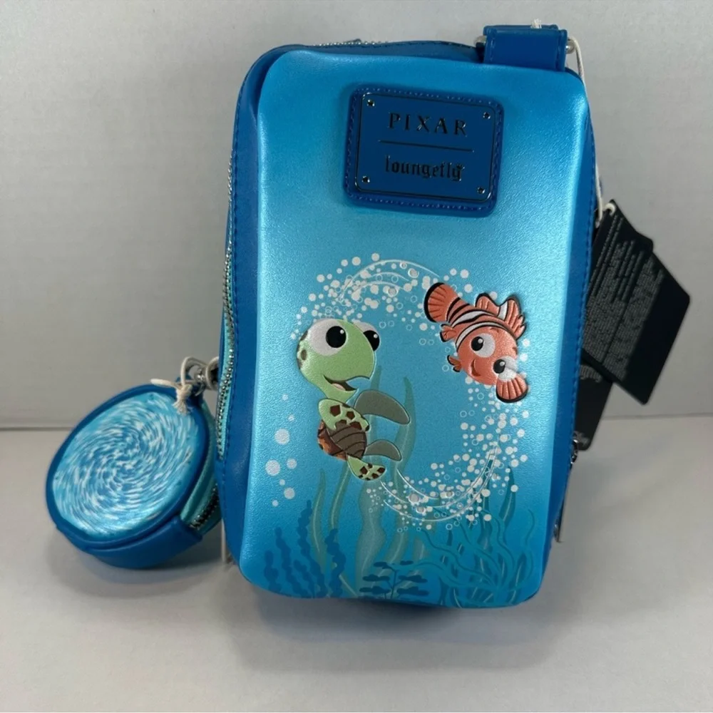 Loungefly Disney Pixar Finding Nemo Crush & Squirt Crossbody Bag - Exclusive